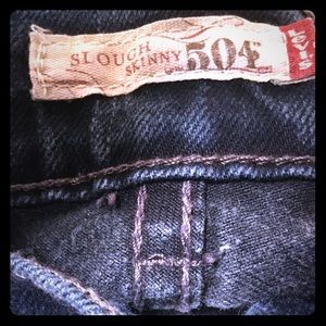 New Without Tag 504 Slouch Levi’s Skinny Jeans